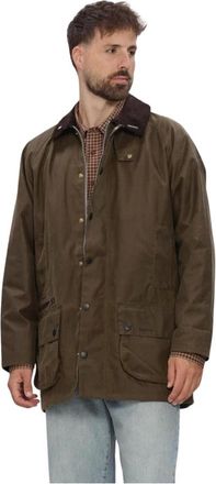 Barbour Icons Beaufort Waxed Jacket - Heren - Jassen - Groen - Maat: M Katoen