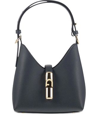 Furla mini Iride tote bag - women - Calf Leather/Polyester/Calf Leather - One Size - Blue