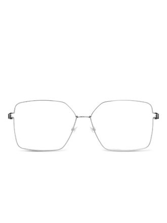 Lindberg Rim Kimberly geometric-frame glasses - Grey