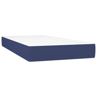 vidaXL Colch&oacute;n De Muelles Ensacados Para Ni&ntilde;os Tela Azul 80x160 Cm Vidaxl