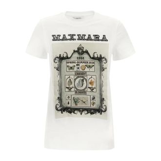 Max Mara Spadino T-shirt - female - Max Mara - T-Shirts - White - XS - Tops