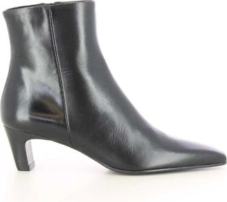 Zinda Zwarte Damesschoenen Elegant Stijl - Dames - Laarzen met Hak - Zwart - 38 EU - Schoenen