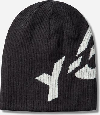 Yohji Yamamoto Graphic Logo Beanie Black / Cream White
