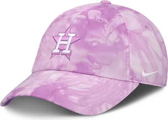 Nike Houston Astros Club Nike Mens MLB Adjustable Hat in Pink | NB0110AHUS-P5U