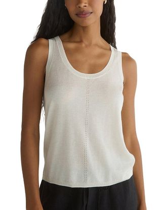 Bella Dahl Scoop Neck Knit Cashmere-Blend Top