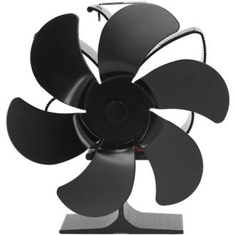 OEM Ventilador De Estufa De 6 Aspas, Arranque Autom&aacute;tico, Alta Resistencia A La Temperatura Y Eficiencia Energ&eacute;tica, Ventilador Accionado Por Calor Para U