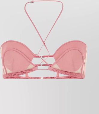 Nensi Dojaka adjustable straps sheer chiffon bra