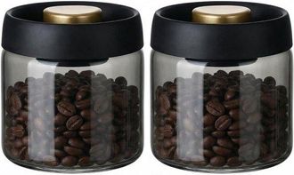 No Brand Tarro De Mermelada Herm&eacute;tico Al Vac&iacute;o, Tarro De Almacenamiento De Alimentos De Vidrio De Borosilicato Con Tapa De Bomba Para Evitar La Oxidaci&oacute;n, Para