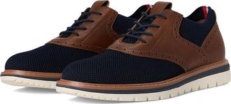 Tommy Hilfiger Varan Mens Shoes Navy/Cognac : 9.5 D - Medium, Polyester