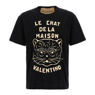 Valentino Garavani Hombre, Camisetas, Negro, Talla: XL