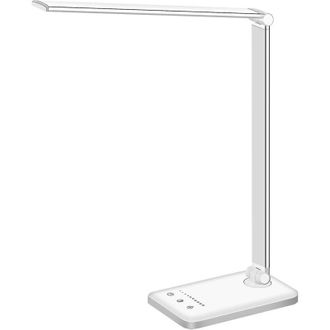 OEM L&aacute;mpara De Escritorio Led Ajustable Con Puerto Usb, 5 Niveles De Iluminaci&oacute;n, Dise&ntilde;o Moderno Y Flexible, Ideal Para Estudiar O Trabajar