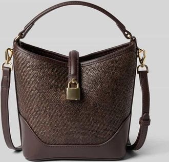 Mango Umh&auml;ngetasche mit Tragehenkel in Dunkelbraun, Gr&ouml;&szlig;e 1