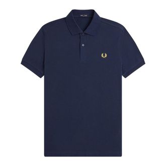 Fred Perry Polo Shirts, male, Blue, Size: 2XL Polo Shirt