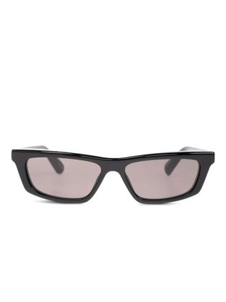 Jacquemus rectangle-frame sunglasses - unisex - Acetate - One Size - Black
