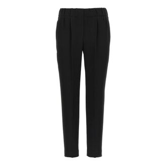 Brunello Cucinelli Mujer, Pantalones, Negro, Talla: S