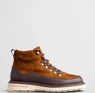 GANT Men Hillprep Mid Suede Boots (40) COGNAC