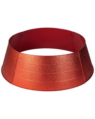 Glitzhome 40In Metal Glitter Tree Collar