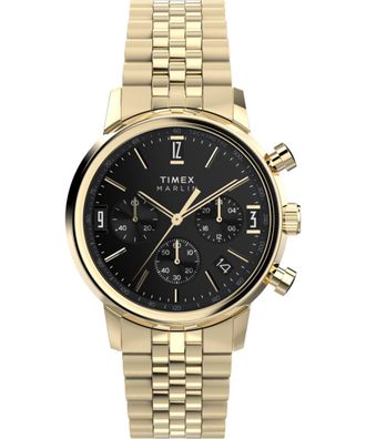 Timex Marlin Mens Gold Watch TW2W59900 Stainless Steel (archived) - One Size
