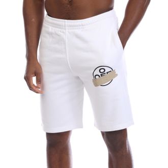 Off-white Off White Heren Arrow Taped Shorts (Wit)