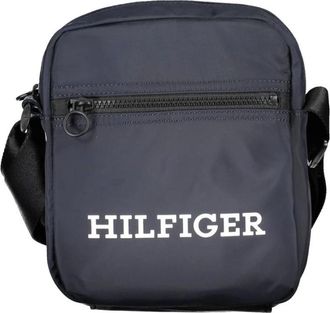 Tommy Hilfiger Blauwe Heren Schoudertas - Heren - Schoudertassen - Blauw - ONE Size - Polyester - Tassen