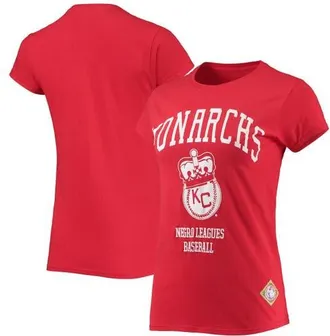 Stitches Womens Stitches Red Kansas City Monarchs Negro League Logo T-Shirt at Nordstrom, Size Small