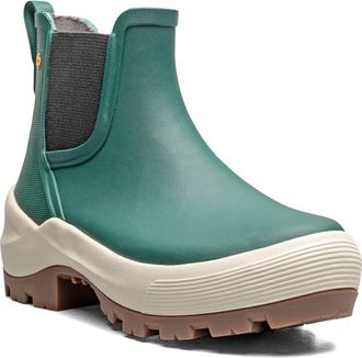 Bogs Piper Waterproof Chelsea Rain Boot in Dark Turquoise at Nordstrom, Size 11