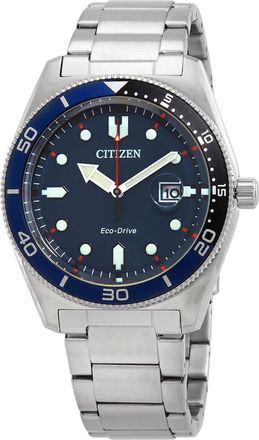 Citizen Eco-Drive Blue Dial Mens Watch AW1761-89L