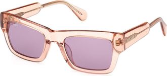 Max & Co. MO0081 44Y Womens Sunglasses Clear Size 50