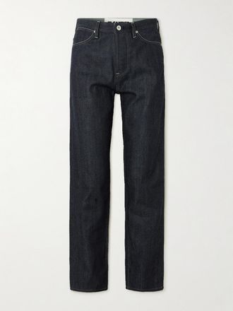 Jil Sander Jeans Cropped A Gamba Dritta E Vita Alta - Blu