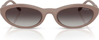 Vogue Sunglasses Vo5697 Su 32728 G Taupe Gray/Smoky Gray Women
