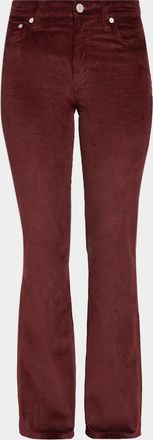 Rag & Bone Peyton Corduroy Mid-Rise Bootcut Pants