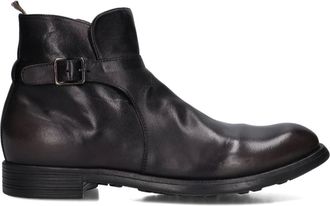 Officine Creative Schoenen, Heren, Bruin, 42 1/2 EU, Leer, Enkelboots Exclusives Chronicle