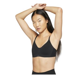 Nike (WMNS) Nike Dri-Fit Alate Minimalist Light Support Padded Sports Bra Black DM0527-010