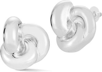 Glaze Jewelry Plated Love Knot Statement Stud Earrings