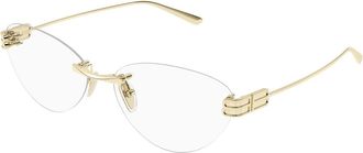 Balenciaga Glasses, female, Yellow, Size: 61 MM Optical Frame