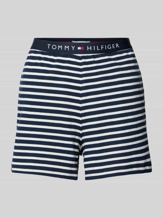 Tommy Hilfiger Regular Fit Pyjama-Hose aus reiner Baumwolle in Dunkelblau, Gr&ouml;&szlig;e XS