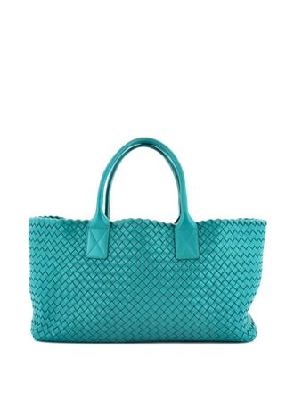 Bottega Veneta Cabat Intrecciato Nappa Medium tote bag - women - Calf Leather - One Size - Green
