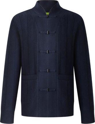 Shanghai Tang Tang vest met knopen - Blauw