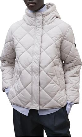 Ecoalf Ecoalf - Verin Jacket - Dames - Jassen - Beige - Maat: M Leer