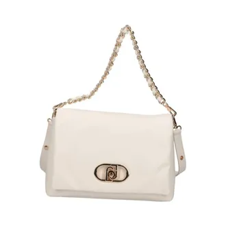 Liu Jo Shoulder Bags, female, White, Size: ONE SIZE LaPuffy Large Shoulder Bag