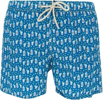 MC2 Saint Barth Gin Time swim shorts - men - Polyester - M - Blue