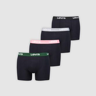 Levi's Repeat Logo Boxer Brief 4 pack - Mens - L - Black