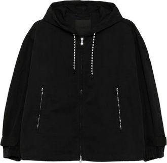 JNBY Felpa in cotone con cappuccio - Nero