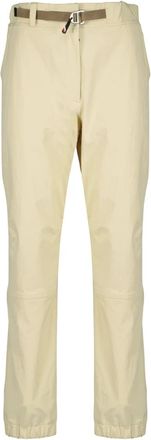Moncler Straight Trousers, female, Beige, Size: XS Chinos