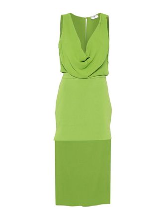 Elisabetta Franchi Green Asymmetric Dress