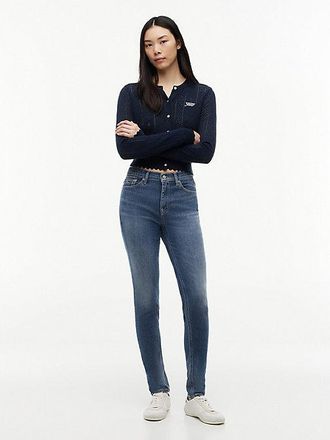 Tommy Hilfiger Vaqueros Nora ce&ntilde;idos con efecto usado