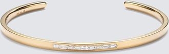 Shay Jewelry 18kt gold (750/1000) bangle with diamonds