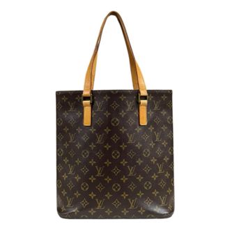 Louis Vuitton Brown Monogram Canvas Tote Bag (Pre-Owned)