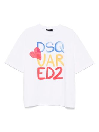 Dsquared2 logo-print T-shirt - White