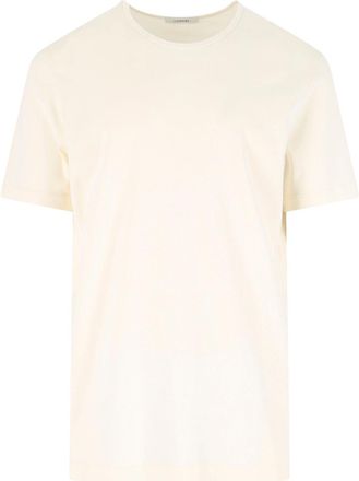 Christophe Lemaire White Classic Crew Neck Cotton T-Shirt